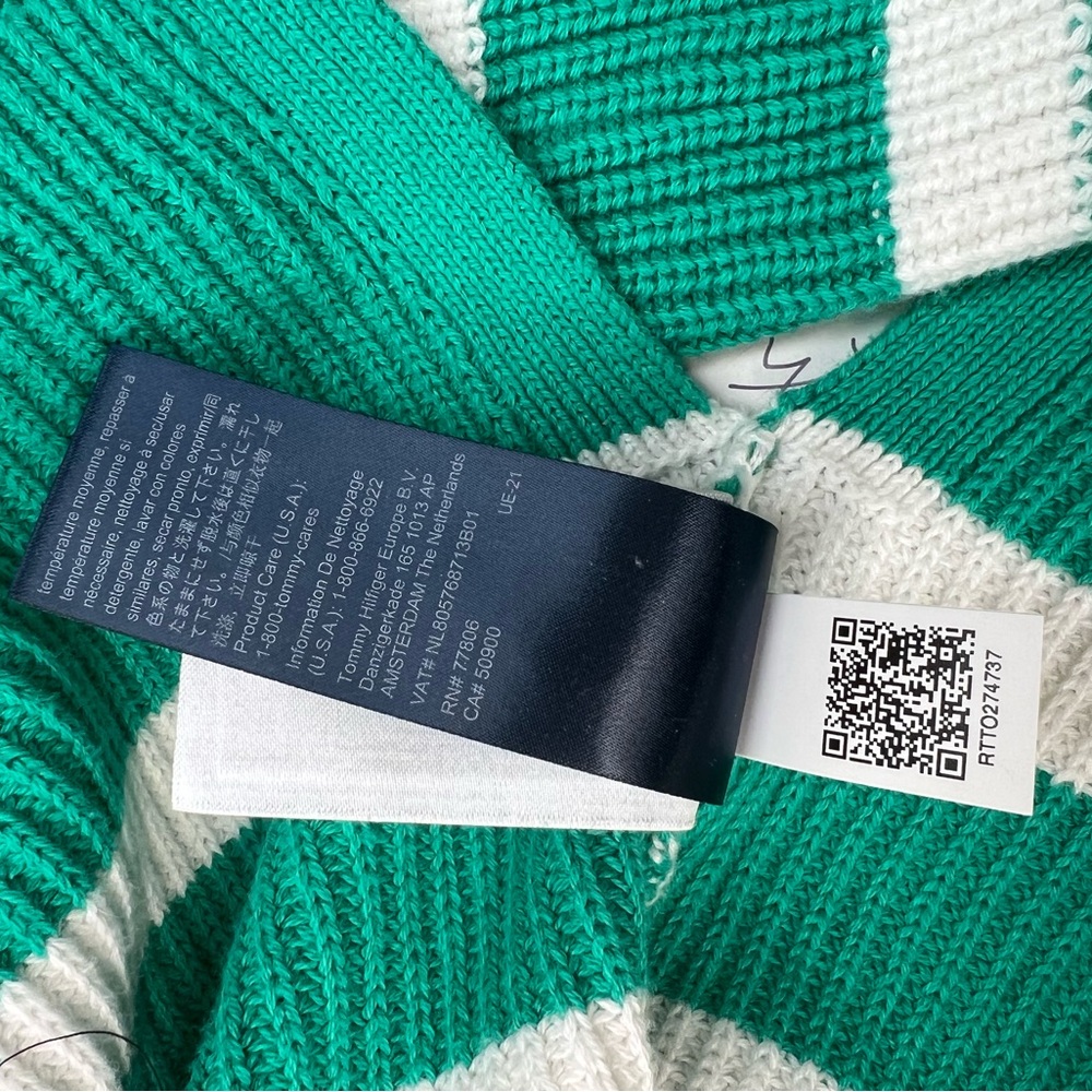 Tommy Hilfiger Striped Sweater M - Picture 7 of 13